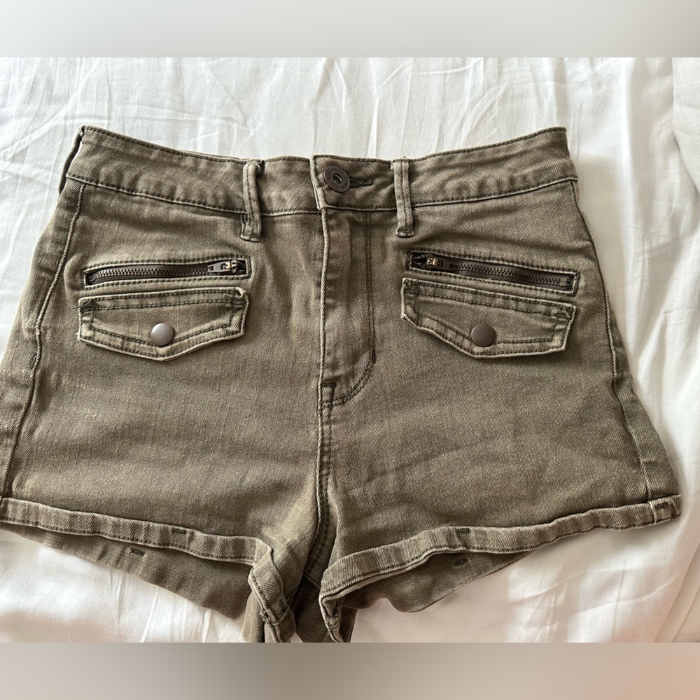 Bullhead Denim Co super high rise shorty